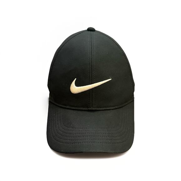 Nike Unisex Black Golf Legacy91 Performance Lightweight Strapback Hat Cap OSFM - Picture 1 of 8